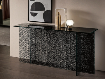 SESTANTE - Rectangular glass console table by Tonelli Design - view 3